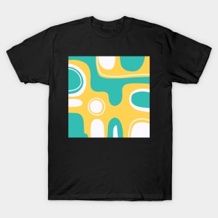 60s 70s mid century modern groovy print T-Shirt